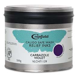 Cranfield Caligo Safe Wash Relief Ink - Carbazole Violet, 500 g