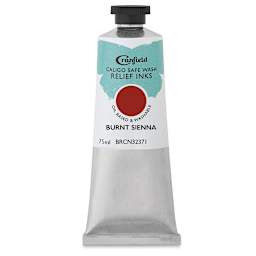 Cranfield Caligo Safe Wash Relief Ink - Burnt Sienna Hue, 75 ml