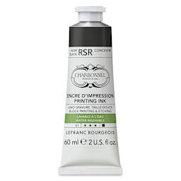 Charbonnel Water Washable Printing Ink - Black RSR, 60 ml