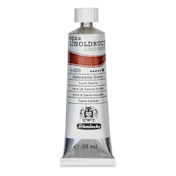 Schmincke Aqua Linoprint Ink - Burnt Sienna, 35 ml - front
