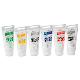 Speedball Ultimate Fabric and Paper Block Printing Kit - Set of 6, included colors