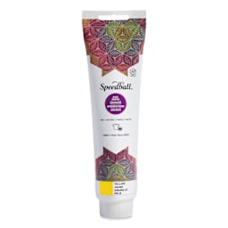 Speedball Fabric and Paper Block Printing Ink - Yellow, 5 oz