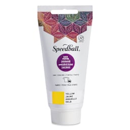 Speedball Fabric and Paper Block Printing Ink - Yellow, 2.5 oz