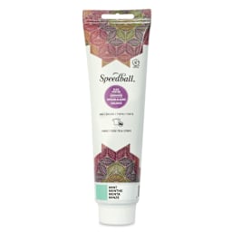 Speedball Fabric and Paper Block Printing Ink - Mint, 5 oz