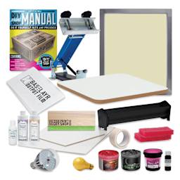 DIY Print Shop Awesome GIG Poster Screen Printing Kit contents