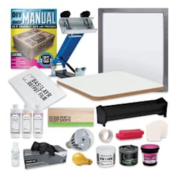 DIY Print Shop Original T-Shirt Screen Printing Kit contents