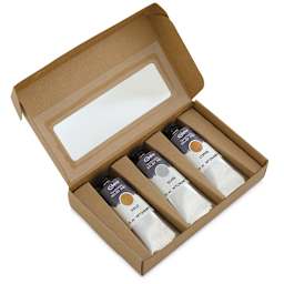 Cranfield Traditional Relief Ink - Set of 3 Metallic Ink Tubes in open box 