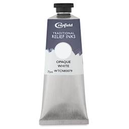 Cranfield Traditional Relief Ink - Opaque White, 75 ml