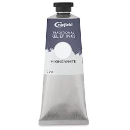 Cranfield Traditional Relief Ink - Mixing White, 75 ml