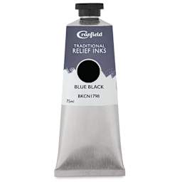Cranfield Traditional Relief Ink - Blue Black, 75 ml