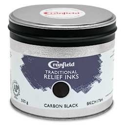 Cranfield Traditional Relief Ink - Carbon Black, 500 g - front