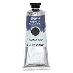 Cranfield Traditional Relief Ink - Payne's Grey, 75 ml - front