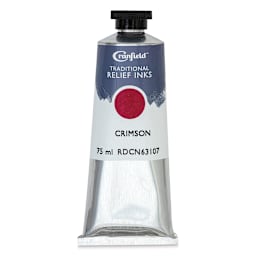 Cranfield Traditional Relief Ink - Crimson, 75 ml - front