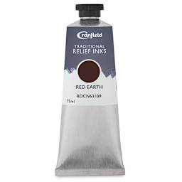 Cranfield Traditional Relief Ink - Red Earth, 75 ml