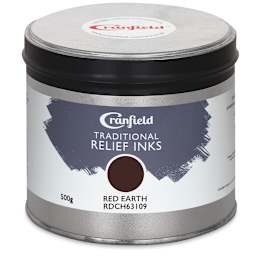 Cranfield Traditional Relief Ink - Red Earth, 500 g
