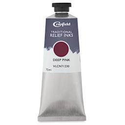 Cranfield Traditional Relief Ink - Deep Pink, 75 ml