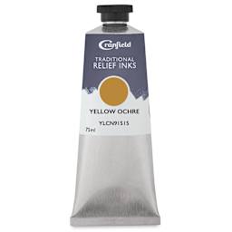 Cranfield Traditional Relief Ink - Yellow Ochre, 75 ml