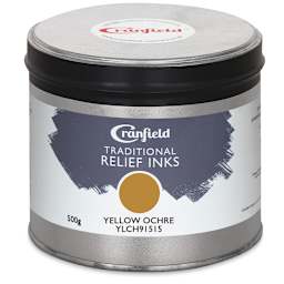 Cranfield Traditional Relief Ink - Yellow Ochre, 500 g