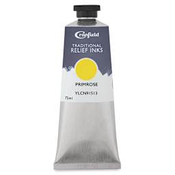 Cranfield Traditional Relief Ink - Primrose Yellow, 75 ml - front