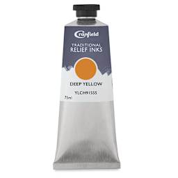 Cranfield Traditional Relief Ink - Deep Yellow, 75 ml