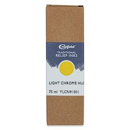 Cranfield Traditional Relief Ink - Light Chrome Yellow, 75 ml - front of packaging