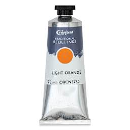 Cranfield Traditional Relief Ink - Light Orange, 75 ml - front