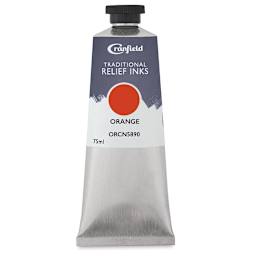 Cranfield Traditional Relief Ink - Orange, 75 ml