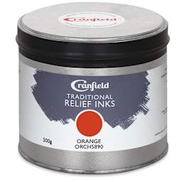 Cranfield Traditional Relief Ink - Orange, 500 g