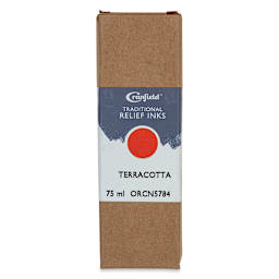 Cranfield Traditional Relief Ink - Terra Cotta, 75 ml - front of packaging
