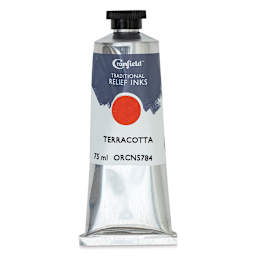 Cranfield Traditional Relief Ink - Terra Cotta, 75 ml - front