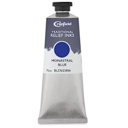 Cranfield Traditional Relief Ink - Monastral Blue, 75 ml