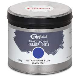 Cranfield Traditional Relief Ink - Ultramarine Blue, 500 g