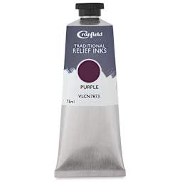 Cranfield Traditional Relief Ink - Purple, 75 ml