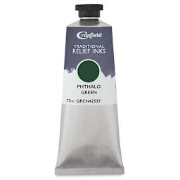 Cranfield Traditional Relief Ink - Phthalo Green, 75 ml