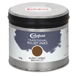 Cranfield Traditional Relief Ink - Burnt Umber, 500 g