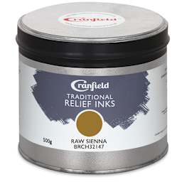 Cranfield Traditional Relief Ink - Raw Sienna, 500 g
