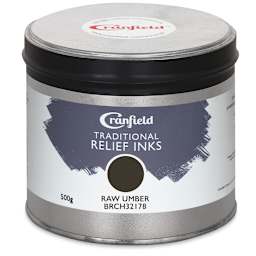 Cranfield Traditional Relief Ink - Raw Umber, 500 g