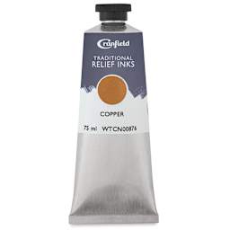 Cranfield Traditional Relief Ink - Copper, 75 ml, Tube