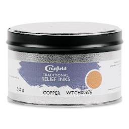 Cranfield Traditional Relief Ink - Copper, 500 g, Jar