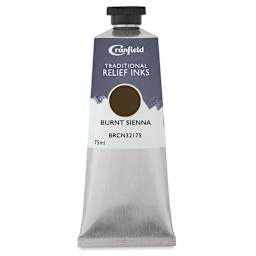 Cranfield Traditional Relief Ink - Burnt Sienna, 75 ml