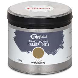 Cranfield Traditional Relief Ink - Gold, 500 g
