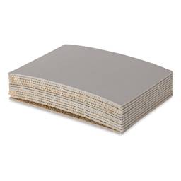 Blick Battleship Gray Linoleum - Pkg of 12, 5" x 7", Unmounted
