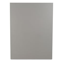 Blick Battleship Gray Linoleum - Block, 18" x 24", Mounted - side view