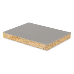 Blick Battleship Gray Linoleum - Block, 6" x 8", Mounted