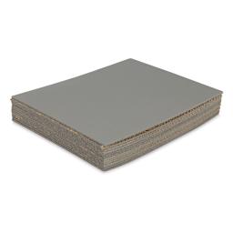 Blick Battleship Gray Linoleum - Pkg of 12, 8" x 10", Unmounted - out of packaging