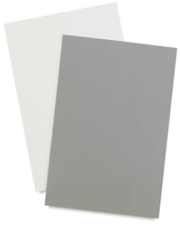 Blick Readycut Printing Block - 2 blocks showing white and gray side