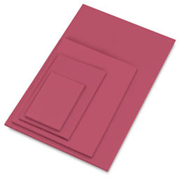 Inovart Eco Karve Printing Plates - Top view of several sizes of Printing Plates neatly stacked