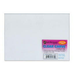 Richeson Clear Carve Linoleum - Piece, 5" x 7" - front of packaging