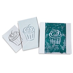 Richeson Clear Carve Linoleum - Original, Linoleum Block, and finished single color print