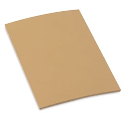 Speedball Unmounted Linoleum Printing Blocks- Angled Top view of 4" x 6" Block